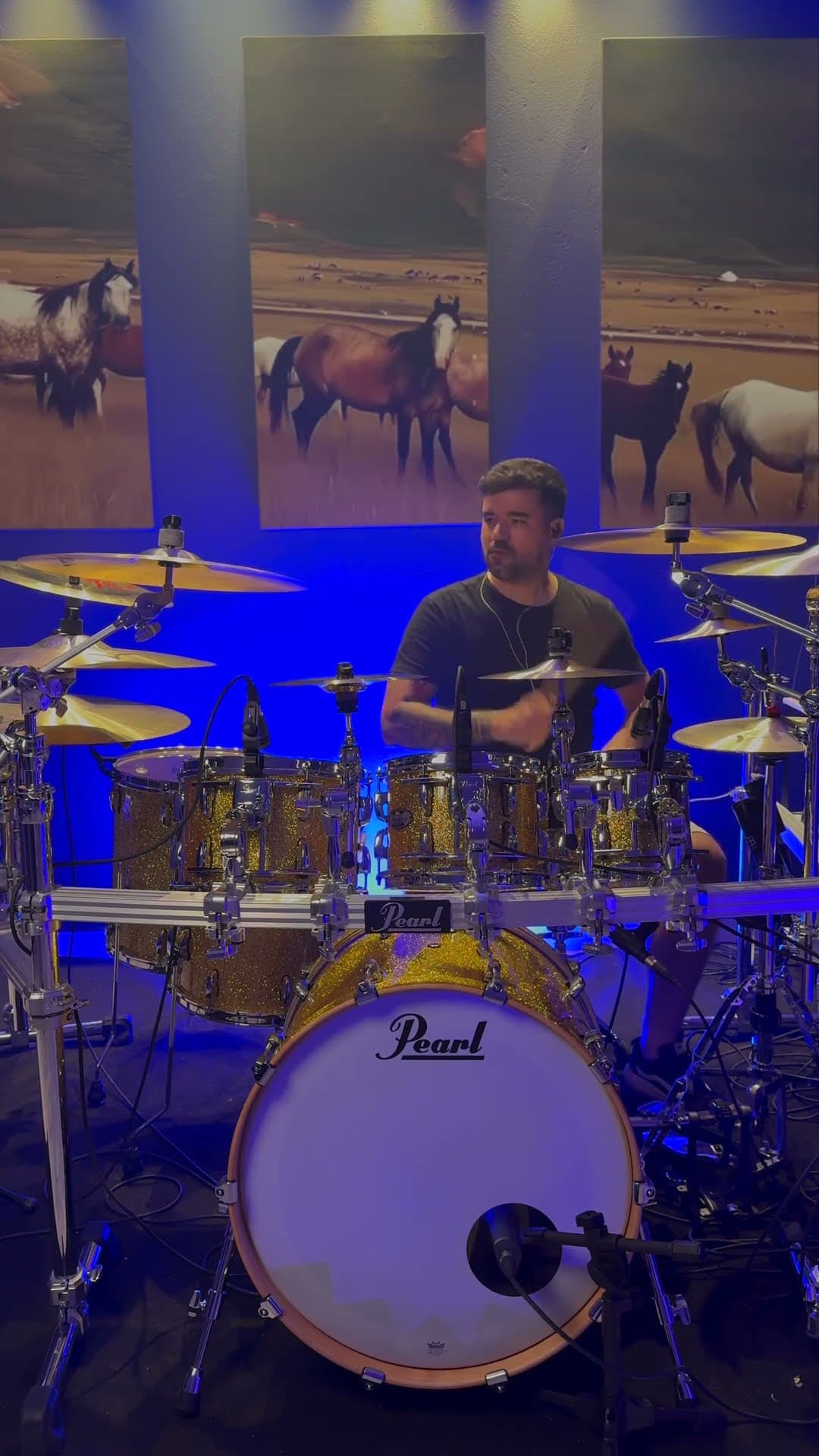 Marco Drums on drums in the drum cover of Achy Breaky Heart — Billy Ray Cyrus